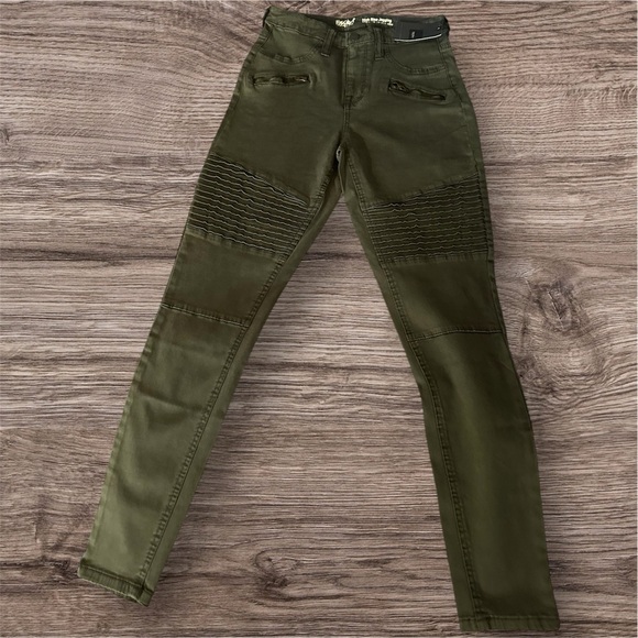 Mossimo Supply Co. Olive High Rise Jeans - Picture 2 of 5